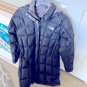Northface black long Goose down coat-Women’s